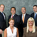 Smith Barney trading group photo.