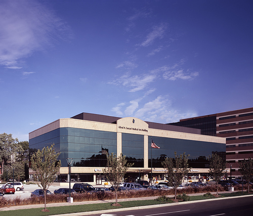 Alfred N. Sanzari Medical Arts Building, Hackensack NJ, built by Developer David SanzarI.